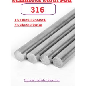 1 thanh thép không gỉ 316 đường kính 16/18/20/22/23/24/25/26/28/30mm thanh tròn thanh thẳng thanh mài chiều dài 1000mm