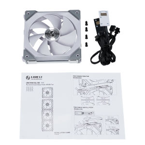 LIANLI UNI FAN SL120 SL140 Cable Free PIN To PIN Contact Point For Receiving Power And SignalDESIGNATED CABLESL120140-1BW