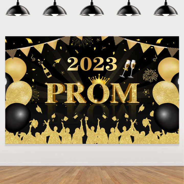 Jollyboom Graduation 2023 Prom Banner, Graduation Backdrop, Graduation Party Decorations 2023