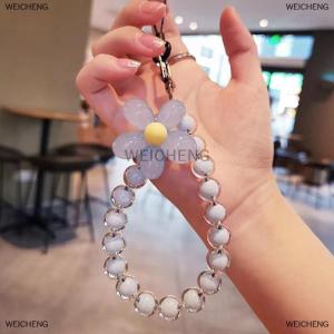 [COD] WEICHENG 1pc Macaron-Colored Bead String Fashion Mobile Phone Lanyard Ins Style Handmade Beaded Anti-Lost Mobile Phone Chain