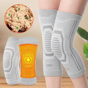 Graphene Knee Brace with Far-Infrared Heating & Artemisia Therapy - Adjustable Thermal Support for Elderly Arthritis & Joint Pain Relief
