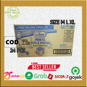 Terlaris 24 Pcs Lifree Pants Popok Dewasa //Pempers Celana Dewasa Lansia Pria Wanita Size (MLXLXXL)