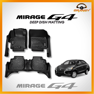 Mitsubishi Mirage G4 Sedan 2012 to 2026 OEM / EXCELLENT Deep Dish Matting Thailand Quality Car Accessories