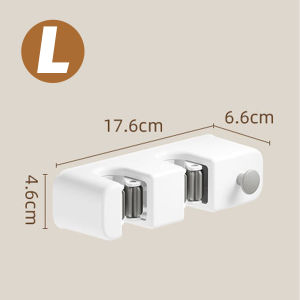 Broom Holder Kitchen Hooks Storage Load Bearing Clips Free Punching Hanging Mop Rack Penjepit Pel Lantai 扫帚夹