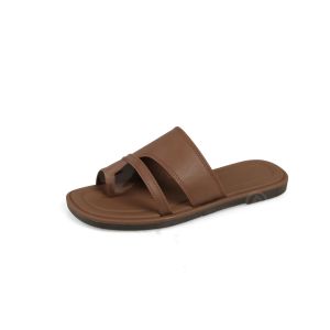 LALA Light Weight Slip-On Slippers Casual Korean Style Flat Slipper for Women