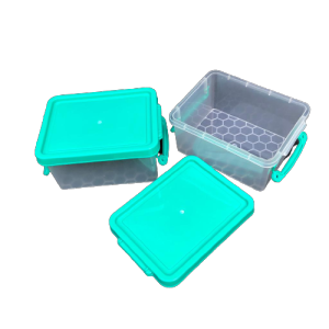 Container Box Mini Transparan / Kotak Mini Tutup Serbaguna / Tempat Penyimpanan Kecil