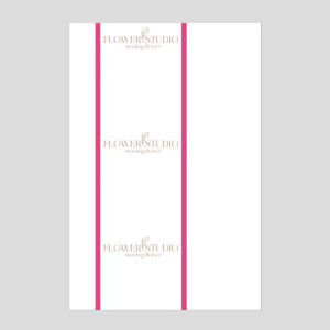 10 LEMBAR Kertas Buket Bunga Lines 45cm X 30cm Matte Solid Flower Wrapping Cellophane Paper KB66