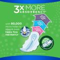 WHISPER Ultra Clean Sanitary Napkins with Wings for Heavy Day or Night Use 12s. 