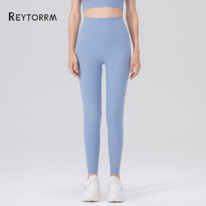 Reytorrm LYCRA® Legging Celana Olahraga Wanita High Waist Polos Yoga Pants Gym Sport (CK002)