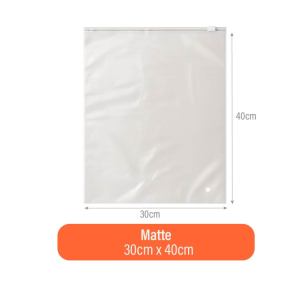 Zipper Bag frosted clear green water resistant transparent clothes underwear storage bag for travel packing with resealable bag