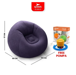 020-42 SPEEDS Sofa Angin Beanbag Squishy Jumbo Inflatable Sofa Lay Bag Tiup Angin Lazy Bag