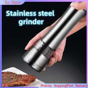 Universal stainless steel manual pepper grinder black sesame salt grinding bottle kitchen tools essential for families