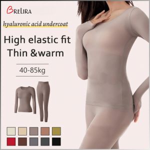 Thermal Underwear Moisturize and Keep Warm High Elasticity Lingerie Set Lightweight Breathable and Comfortable
