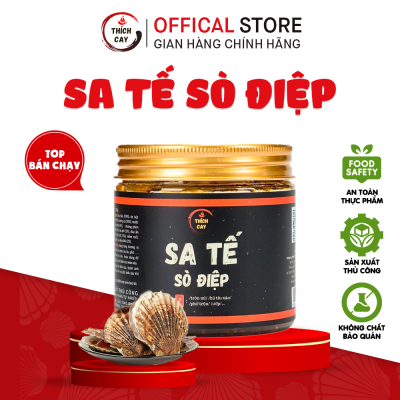 Sa tế sò điệp Thích Cay, trộn mì, hủ tiếu, phở, sốt cá viên chiên, dùng để ướp thịt tiện lợi
