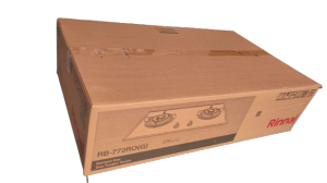 RINNAI RB-772 RO(G) Kompor Tanam Build in Hob 2 Tungku Temperd Glass Safety RB772ROG