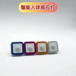 2025 ซ็อกเก็ตสี่เหลี่ยมปีใหม่ LED ไฟกลางคืนอัจฉริยะพร้อมเซ็นเซอร์ร่างกายมนุษย์สำหรับห้องนอนและทางเดิน