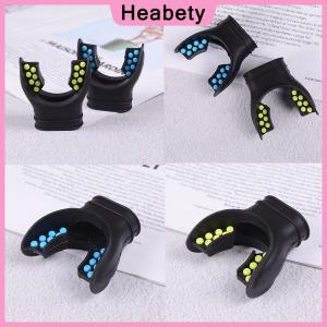 Heabety  Scuba diving silicone w  color tab replacement regulator snorkel fit mouth piece
