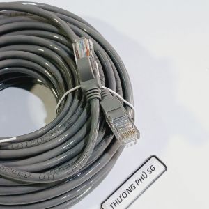 Cáp mạng dài 20m (Cable Lan CAT 5E 2 đầu RJ45 đúc)