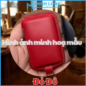 Bao Da Chìa Khóa Xe Ô Tô MIT-B2 Mitsubishi Xpander Attrage Mirage Triton Pajero Da Thật Ép Form Handmade