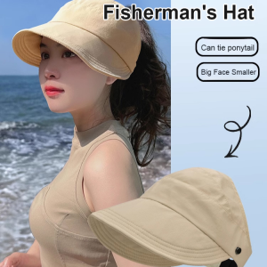 Big Wind Not Falling Face  UV Protection Cap for Spring and Summer Outdoor Enthusiasts  Adults  Female Bloggers  Quick-Dry