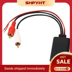 SHPYHT 2RCA สเตอริโอไร้สายโมดูลบลูทูธสำหรับรถยนต์