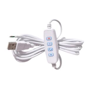 DC5V LED Dimming Color Matching Extension Cable LED Dimmer Extension Cord USB Port Power Supply Cable for LED Light