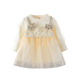 Gaun Anak Perempuan Lucu Trendi 2025  Bahan Katun Nyaman Warna Cerah Model Flowy Usia0-5 Tahun