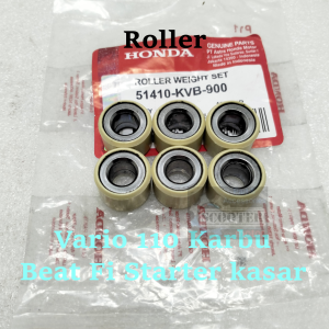 ROLLER VARIO 110 KARBU TECHNO ORIGINAL HONDA HGP BEAT FI SPACY FI SCOOPY FI ONLY ASLI ORI ORISINIL AHM BERAT STANDAR (Bisa Cod)