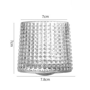 แก้ว แก้วคอกเทล ก้นนูน เอียงหมุนได้ 360 แก้ว the rock คิวบาร์ ร็อค ไม่มีกล่อง พร้อมส่ง