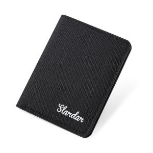 Wallet for Men Canvas Short Pocket Money Clip ID Credit Card Holder Thin Purses Travel Essentials
