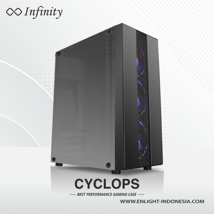 Casing Infinity CYCLOPS ATX, mATX Gaming Case | Lazada Indonesia