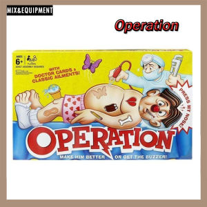 【Operation Game】เกมกระดาน Classic Operation Board Game เกมเล่นหลายคน บอร์ดเกม For Family Party Game Ages 6+ Kid Toy Birthday Gift เกมเล่นกับเพื่อน ของเล่น เด็ก เกมปาร์ตี้