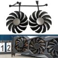 LUXURYLYN T129215SU GPU Cooler DC 12V Dual Fans Video Card Cooler Professional 4Pin Graphics Card Fans for GIGABYTE RTX2060GTX1650 1660/1660Ti Computer Cooling. 