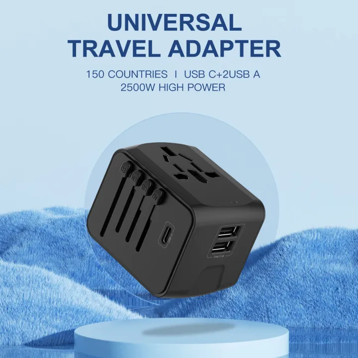 DOSEN 2.4A 2A1C US EU UK AUS Plug USB C USB A 3Ports GaN Fast Charger for iPhone 16 15 Pro Macbook Air iPad Samsung
