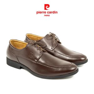 Giày Tây Nam Pierre Cardin Có Dây Derby Da Bò Thật 738