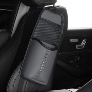 RD5BA7 Multifunctional Car Seat Side Storage Bag Large Capacity Wear-Resistant Mesh Storage Pocket Universal Cup Holder Hanging Auto Seat Organizer for Phone Bottle