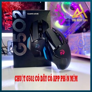 Chuột Máy Tính Gaming Có Dây Led RGB G502 OEM Thiết Kế 8 Nút Cực Đẹp Tốc Độ 7200 DPI Chơi Game Siêu Nhạy E1