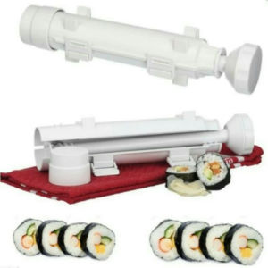 DIY Cylinder Sushi Making Machine Quick Sushi Bazooka Japanese Rolled Rice Meat Mold Rice Ball Mold Kitchen Bento Accessories