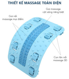 Khung Nắn Chỉnh Cột Sống Lưng Dụng Cụ Massage Dãn Lưng Giảm Đau Thoát Vị Đĩa Đệm Thoái Hóa Đau Lưng Ngồi Nhiều