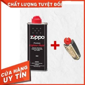 HCM-(mua 1 tặng 2 ) mua 1 binh xăng zippo 133ml xịn tặng ngay 7 viên đá và 1 sợi tim