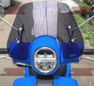 Visor/Windshield Fazzio + Bracket Tebal 3 Mili