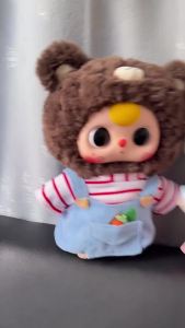 Only baby clothes] baby 3 years old 400% generally vinyl plush doll baby clothes radish pocket suspenders pants set cute