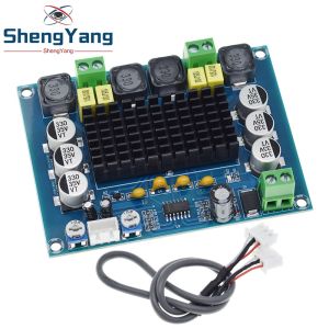 [กทม.พร้อมส่ง]XH-M543 120W+120W 12V-24V TPA3116D2 แผงบอร์ดโมดูลขยายเสียงดิจิตอล Dual-channel เครื่องขยายเสียงระบบเสียงดิจิตอล