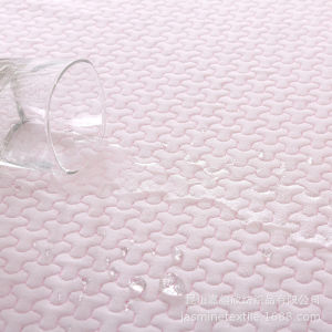 OD] Singapore Blue Pink Tencel Fitted Sheet  Cover Mattress Cover Waterproof Mattress Protector  Quilted Non-Slip Anti-Mite