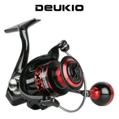 DEUKIO FS2000-7000 Fishing Reel Metal Bait Reel Fshing Rod Set