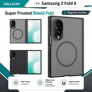 NILLKIN Magnetic Case For Samsung Galaxy Z Fold 8 Fold8 Without S Pen Slot Hinge Protection CA4019