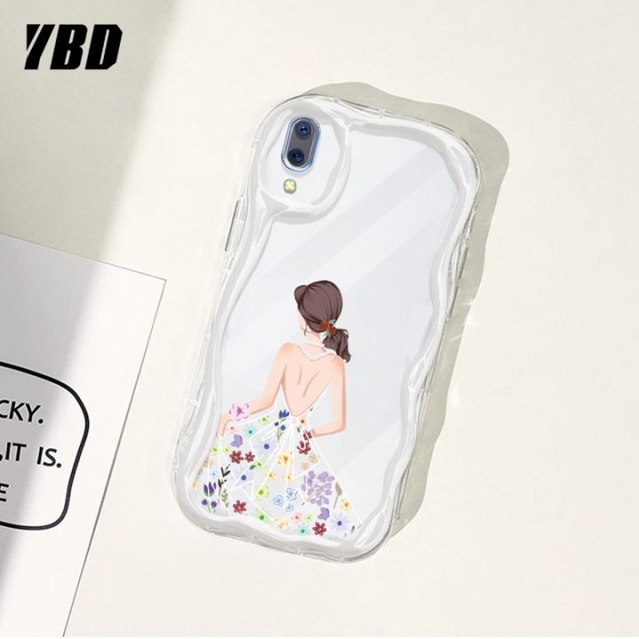 Back Cover Vivo Y91c Case Lazada YBD Wave Pattern Phone Case For