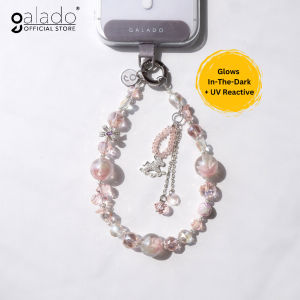 GALADO Aetheria Phone Charm UV Reactive (Glow In The Dark) Snowflake Horse Phone Chain