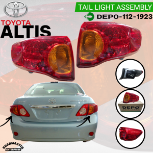Toyota Altis 2007 to 2009 Tail Light / Tail Lamp Assembly (DEPO-112-1923)