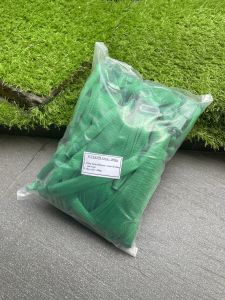 Túi lưới đựng hành tỏi gói 500 gram bao gồm móc và dây treo (xanh lá)